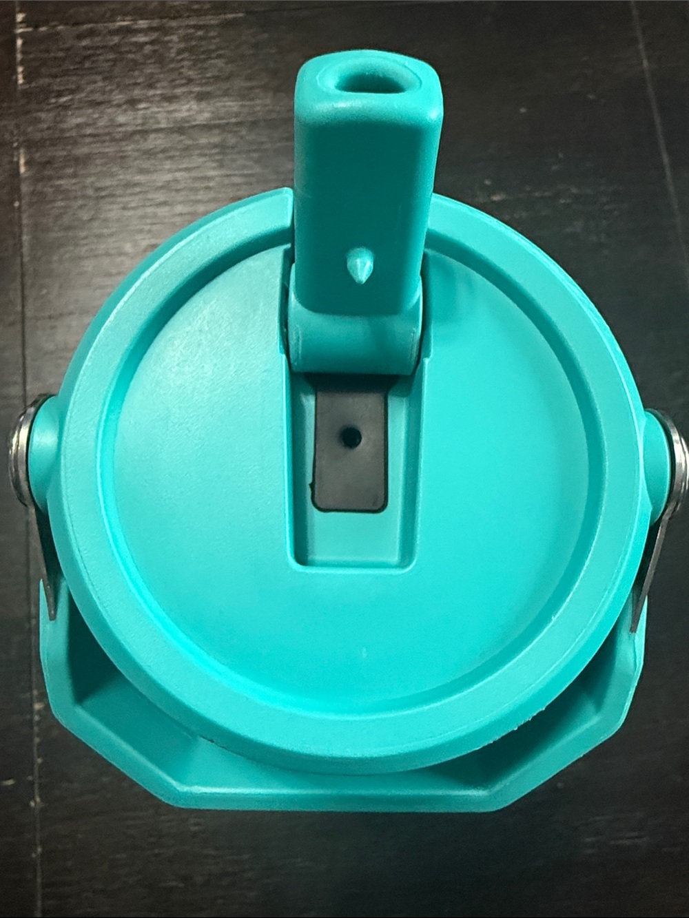 Stanley Blue ice flow Tumbler with Teal Handle and Boot - Picture 5 of 5